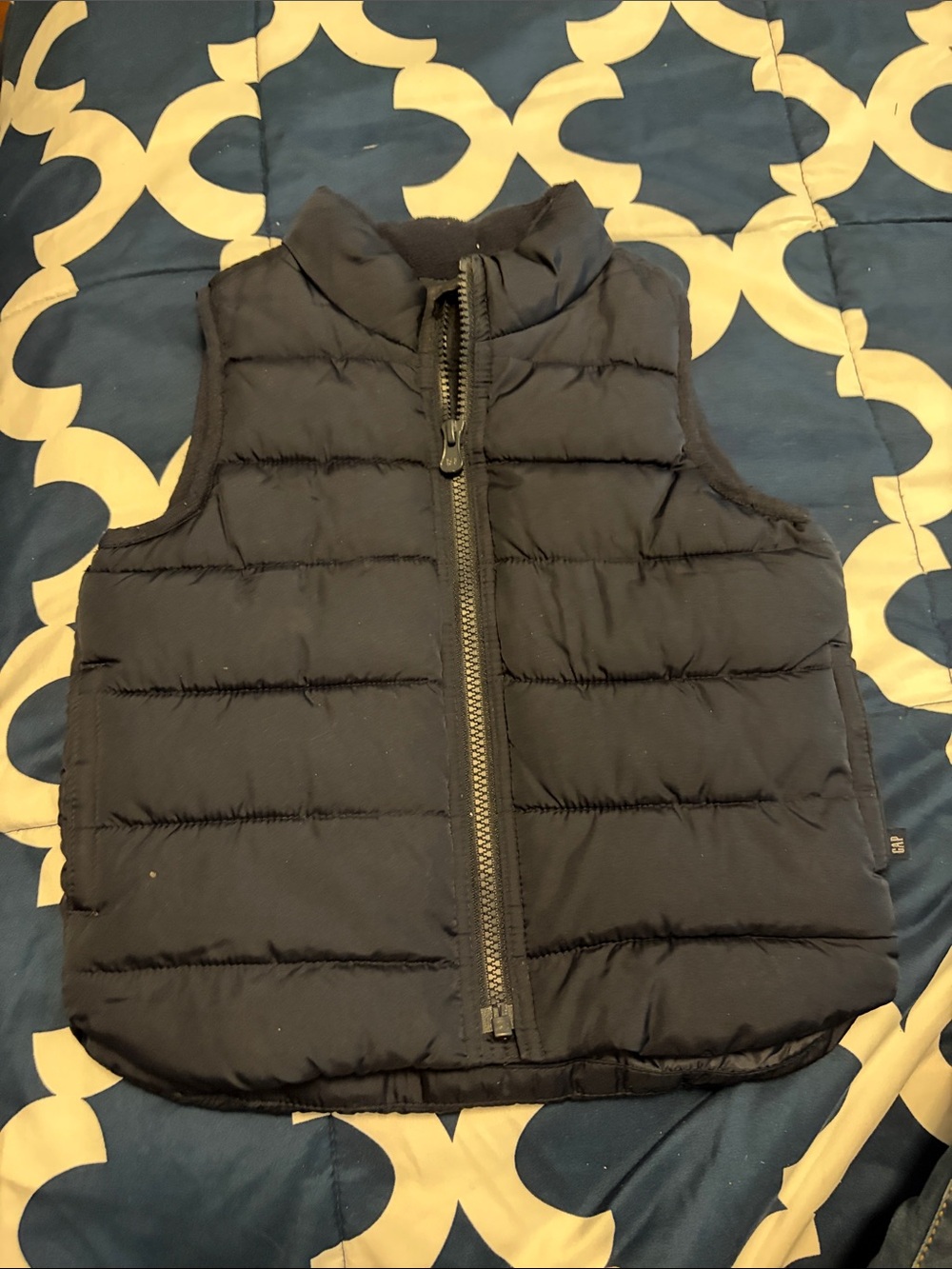 BabyGap Cold Control Kids' Puffer Vest Blue Galaxy Size 24 months